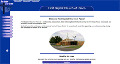 Desktop Screenshot of firstbaptistpasco.com